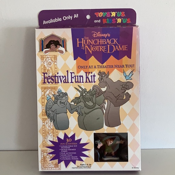 Vintage Disney’s The Hunchback of Notre Dame Festival Fun Kit - Picture 1 of 16